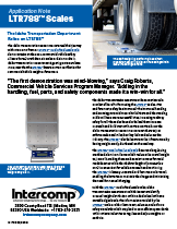 Portable Weigh In Motion Enforcement Scales